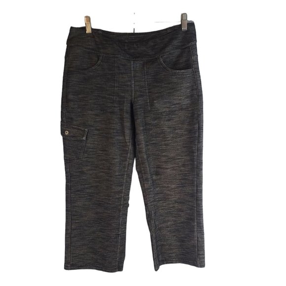 The North Face Womens‎ Medium Gray Stretch Capri Pants A7L6 - Picture 2 of 5